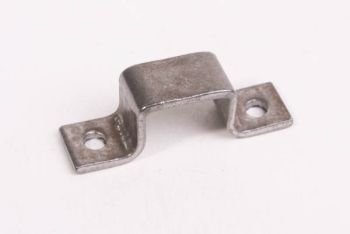 Aanslagbeugeltje blank ijzer of roest voor platte schuifjes 29mm