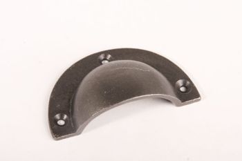 Greep metaal grijs (tinkleur) 65mm komgreep