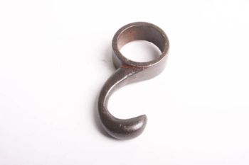 Haak kapstok roest of tinkleur voor 20mm,25mm of 30mm buis