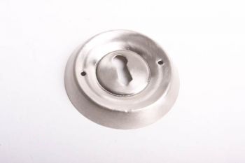 Ronde sleutelplaat klassiek nikkel 56mm