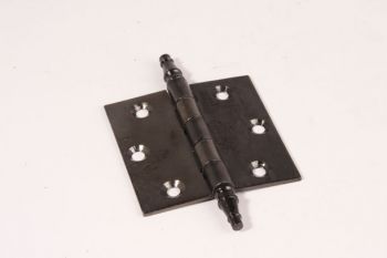 Scharnier zwart 75x76mm met vaaskop 3 duims