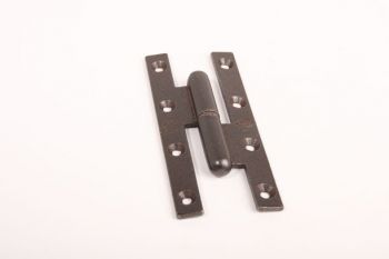 Scharnier paumelle links hoogte 140mm en breedte 60mm roest