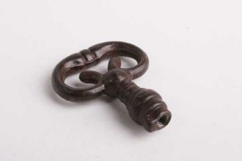 Klassieke siersleutel tinkleur (grijs metaal) knopje M4x25