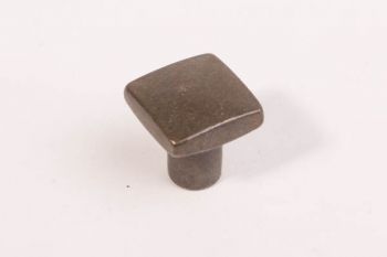 Vierkant knopje voor meubelen brons antiek 15mm