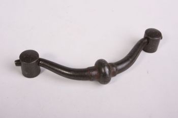 Trekkergreep roest of tinkleur 140mm met pitonnetjes