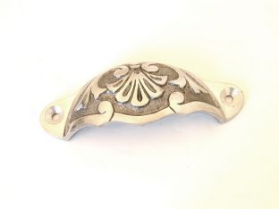 Greep - komgreep klassiek aluminium 107mm