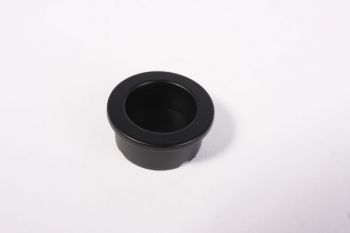 Infreesgreep rond 30mm zwart mat