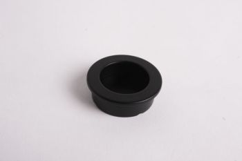 Infreesgreep rond 40mm zwart mat