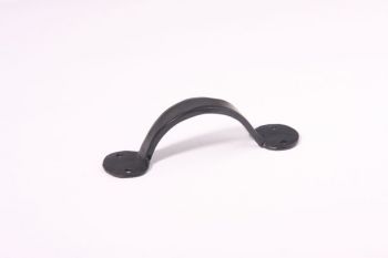Greep ijzer gesmeed zwart, tinkleur of roest 115mm