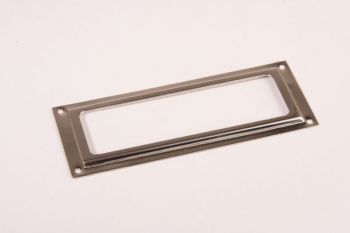 Etikettenhouder nikkel 39x100mm