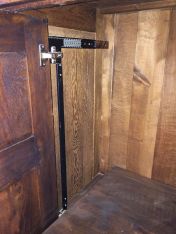 Deur Inschuifsysteem voor TV kast of werkplek compleet met geleiders 450, 500 en 550mm