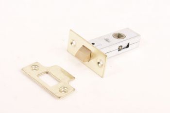 Licht insteekslot voor kasten geel verzinkt 8mm links/rechts 45mm hartafstand