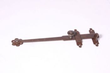Grendel-hefboom roest 310mm voor buitenzijde zonder knip