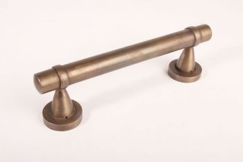 Klassieke voordeurgreep brons antiek 260mm