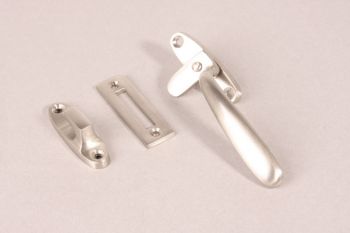 Raamsluiting rechts geborsteld nikkel Dudok met aanslag