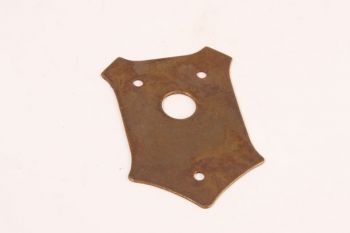 Rozet schild brons antiek 56x80mm voor deurkrukken