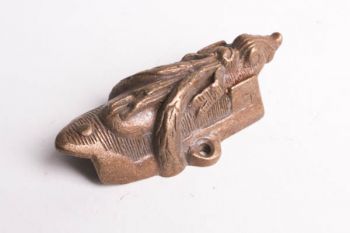 Extra geleider voor klassieke espagnoletsluiting brons antiek