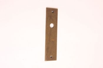 Deurplaat kortschild brons antiek 172mm per stuk