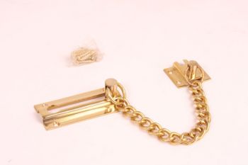 Deurketting voordeur Messing polijst 76mm