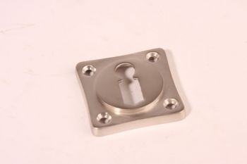 Sleutelrozet 38 mm met sleutelgat geborsteld nikkel
