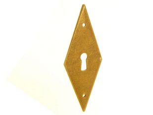 sleutelplaat Brons Antiek 37mm