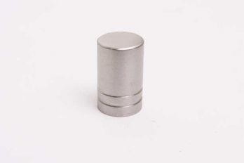 Knop RVS voor meubelen en keukens met vlakke kop rond 14mm