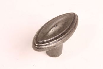 Ovale knop in tinkleur 65mm met randje