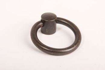 Ringgreep roest gemaakt van ijzer 63mm diameter 8mm dik