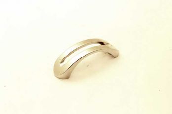 Greep voor keuken of meubel mat nikkel boormaat 64mm