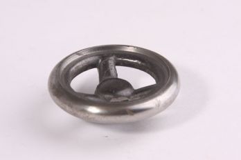 Industriële afsluiter knop / greep gietijzer 48mm tinkleur