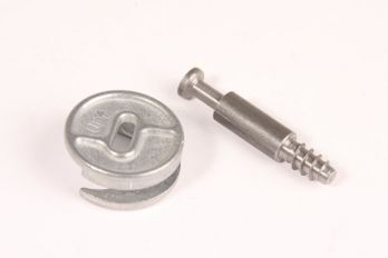Excentrisch verbindingsbeslag setje 25mm verbinder+7,3mm drevel