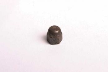 Dopmoer M5 brons antiek gemaakt van messing zeskant moerdop per 10 stuks