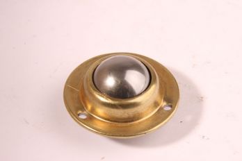 Wieltje met stalen kogel 45mm ijzer messing