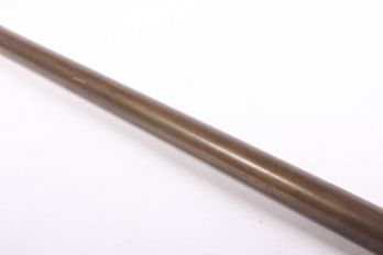 Brons antieke, ronde staf massief messing diameter 6mm - 3 stuks van 1 meter