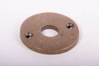 Rozet brons antiek rond 50mm voor deurkruk