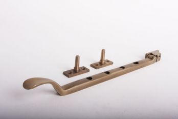 Raamuitzetter voor draairaam Jaren 20 brons antiek 255mm - 8mm