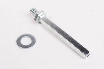 Wisselstift 8mm met M10 draad voor voordeurknop met ring