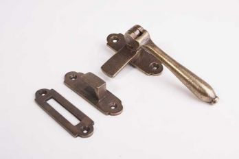 Klassieke raamsluiting brons antiek - raamboom met aanslag