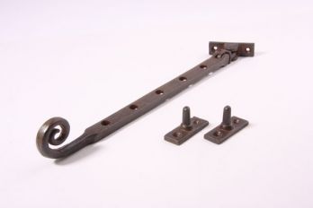 Raamuitzetter met krul Roest of tinkleur 290mm - 8,5mm