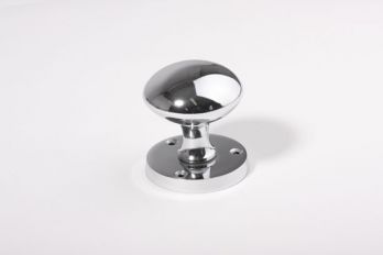 Deurknoppen paar blinkend nikkel of blinkend chroom binnendeur 54mm