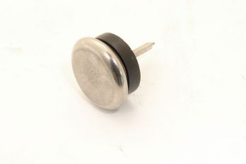 Glijdop met nagel voor tapijt gedempt 23mm per 4 stuks