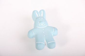 Knopje konijntje baby blauw 35mm nylon
