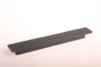 Greep hout 192mm donkere Wengé kleur