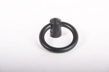 Ringgreep zwart 36mm diameter 5mm dik