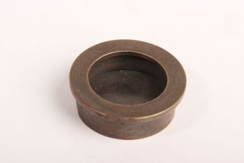 Infreesgreep rond 40mm brons antiek