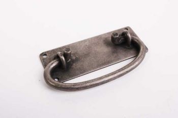 Greep trekker ijzer antiek grijs (oud grijs) 105mm