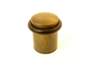 Deurstopper brons antiek voor montage op de vloer 28mm