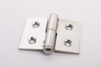 Klein paumelle scharnier opschroefbaar nikkel 30mm x 40mm rechts zs