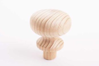 Knop rond vuren hout 45mm met 16mm deuvel