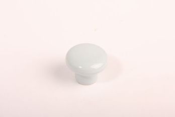 Knop porselein rond baby blauw 25mm